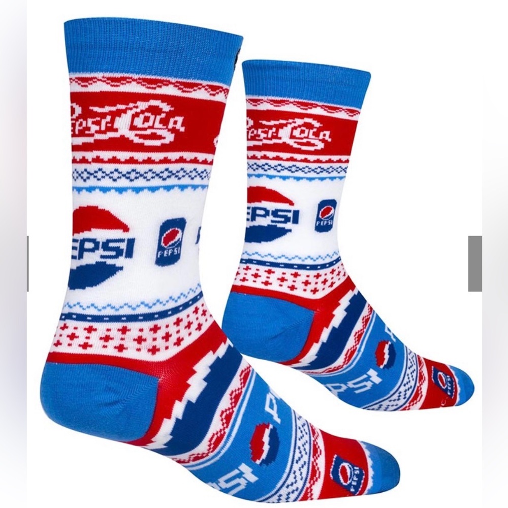 Pepsi ODD SOX Red and Blue Men's Socks